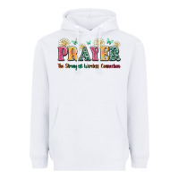 White prayer the strongest wireless connection Heavyweight Hoodie - JahusDesignShop