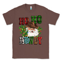 Chestnut ho ho howdy santa Classic Tee - CowGirlArtShop