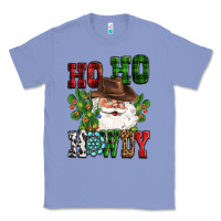 Colony Blue ho ho howdy santa Classic Tee - CowGirlArtShop