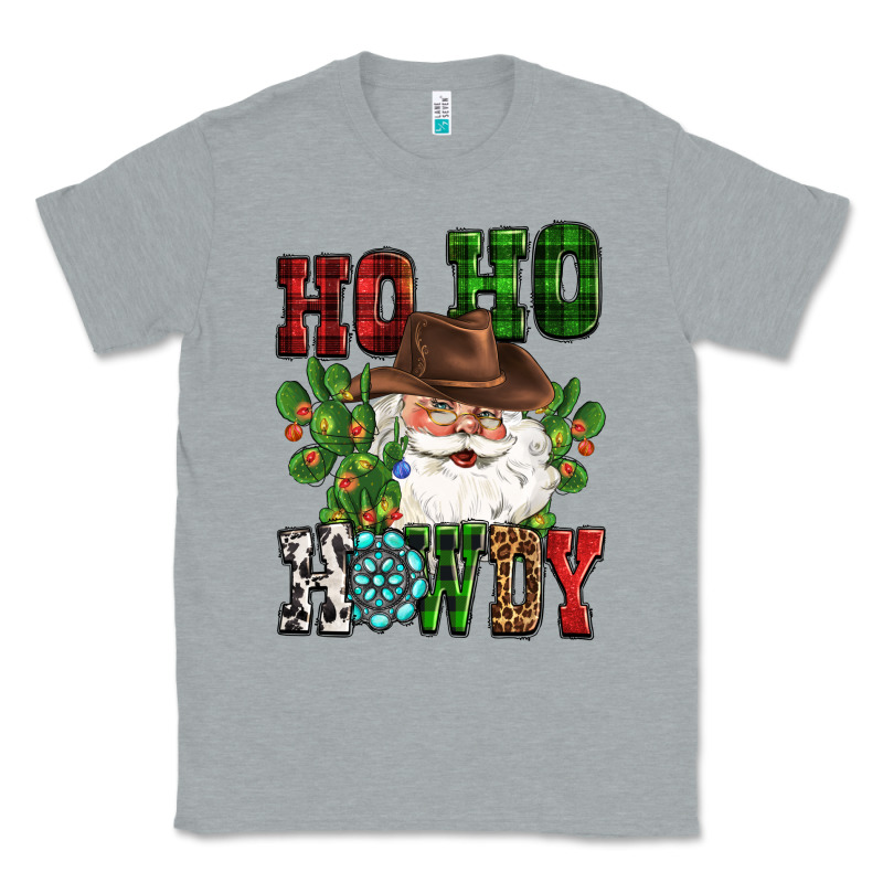 Ho Ho Howdy Santa Classic Tee by CowGirlArtShop | Teevron