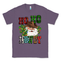 Lavender ho ho howdy santa Classic Tee - CowGirlArtShop