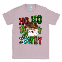 Lilac ho ho howdy santa Classic Tee - CowGirlArtShop
