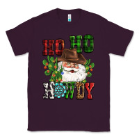 Plum ho ho howdy santa Classic Tee - CowGirlArtShop