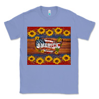 Colony Blue usa map Classic Tee - Artiststas