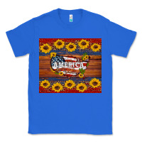 True Royal usa map Classic Tee - Artiststas