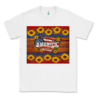 White usa map Classic Tee - Artiststas