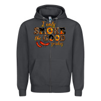 Smoke i only smoke the good smokes Zipper Hoodie - AdoDesignShop