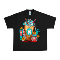 Black Dentist Cold Drink Frappe Urban Heavy Tee - FaDigitalArtStudio