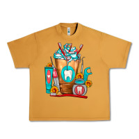 Peanut Butter Dentist Cold Drink Frappe Urban Heavy Tee - FaDigitalArtStudio
