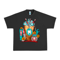 Pigment Black Dentist Cold Drink Frappe Urban Heavy Tee - FaDigitalArtStudio