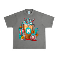 Tornado Dentist Cold Drink Frappe Urban Heavy Tee - FaDigitalArtStudio