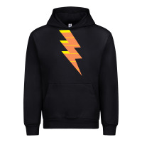 Black LIGHTNING BOLT Urban Hoodie - baoMotion