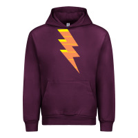 Mauve Wine LIGHTNING BOLT Urban Hoodie - baoMotion