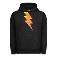 Pigment Black LIGHTNING BOLT Urban Hoodie - baoMotion