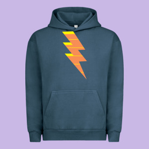 Lightning Bolt Urban Hoodie Designed By Baomotion