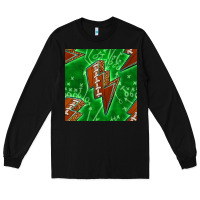 Black american football thunder Long Sleeve Tee - BundleAndBundleShop