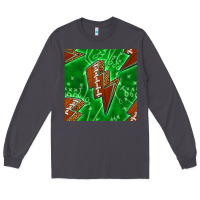 Smoke american football thunder Long Sleeve Tee - BundleAndBundleShop