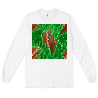 White american football thunder Long Sleeve Tee - BundleAndBundleShop