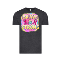 Vintage Black brave and strong cancer Vintage Tee - FaDigitalArtStudio