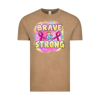 Vintage Coffee brave and strong cancer Vintage Tee - FaDigitalArtStudio