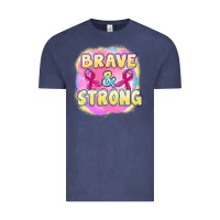 Vintage Denim brave and strong cancer Vintage Tee - FaDigitalArtStudio