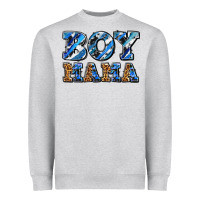 Heather Grey boy mama Heavyweight Sweatshirt - AdoDesignShop