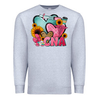 Heather Grey cna nurse Premium Sweatshirt - JahusDesignShop