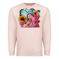 Pale Pink cna nurse Premium Sweatshirt - JahusDesignShop