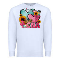 White cna nurse Premium Sweatshirt - JahusDesignShop