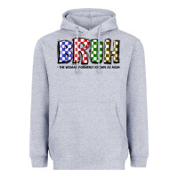 Heather Grey bruh the woman formerly known as mom Heavyweight Hoodie - JahusDesignShop