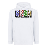 White bruh the woman formerly known as mom Heavyweight Hoodie - JahusDesignShop