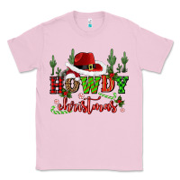 Bubblegum Pink howdy christmas cowboy hat Classic Tee - CowGirlArtShop