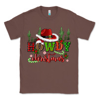 Chestnut howdy christmas cowboy hat Classic Tee - CowGirlArtShop