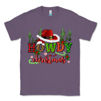 Lavender howdy christmas cowboy hat Classic Tee - CowGirlArtShop