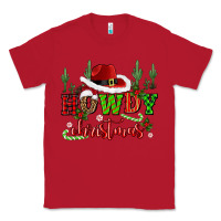 Red howdy christmas cowboy hat Classic Tee - CowGirlArtShop