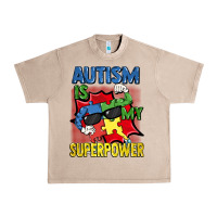 French Oak Autism is my superpower Autism Awareness Day Urban Heavy Tee - FaDigitalArtStudio