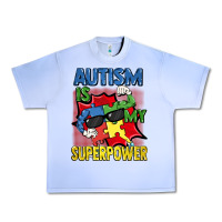 Grape Ice Autism is my superpower Autism Awareness Day Urban Heavy Tee - FaDigitalArtStudio