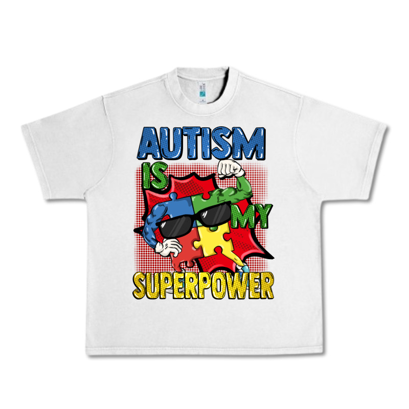 Autism Is My Superpower Autism Awareness Day Urban Heavy Tee by FaDigitalArtStudio | Teevron