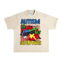 Sandshell Autism is my superpower Autism Awareness Day Urban Heavy Tee - FaDigitalArtStudio
