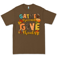 Cacao gather around and give thanks Premium Tee - CowGirlArtShop