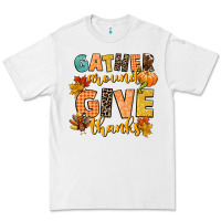 White gather around and give thanks Premium Tee - CowGirlArtShop