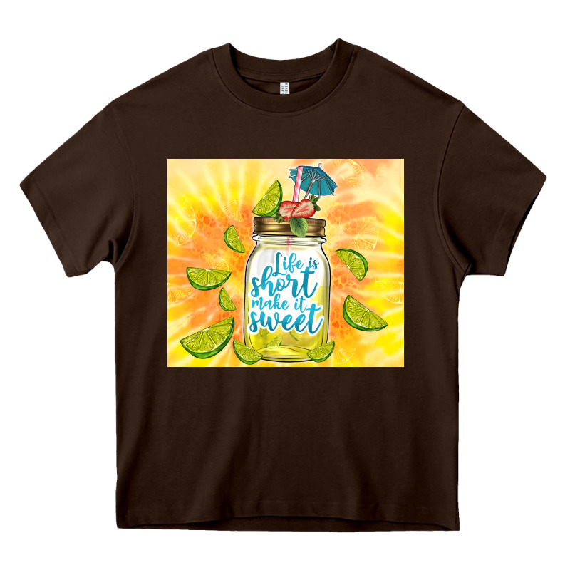 Life Is Short Make It Sweet Heavy Core Tee by TumblerDesignByShophia | Teevron
