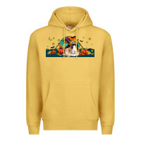 Antique Gold Halloween Guinea Pig Premium Hoodie - LillyAllenDesigns