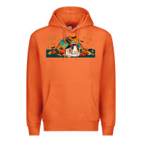 Carrot Halloween Guinea Pig Premium Hoodie - LillyAllenDesigns