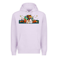 Lilac Halloween Guinea Pig Premium Hoodie - LillyAllenDesigns