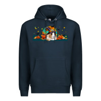 Navy Halloween Guinea Pig Premium Hoodie - LillyAllenDesigns