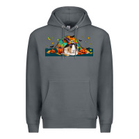 Rock Halloween Guinea Pig Premium Hoodie - LillyAllenDesigns