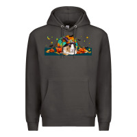 Smoke Halloween Guinea Pig Premium Hoodie - LillyAllenDesigns
