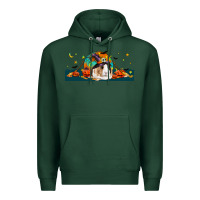 Sports Green Halloween Guinea Pig Premium Hoodie - LillyAllenDesigns