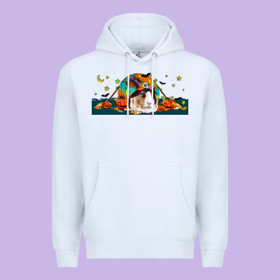 Halloween Guinea Pig Premium Hoodie Designed By Lillyallendesigns